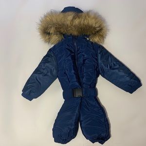 NEW Navy Blue Baby boy Snowsuit